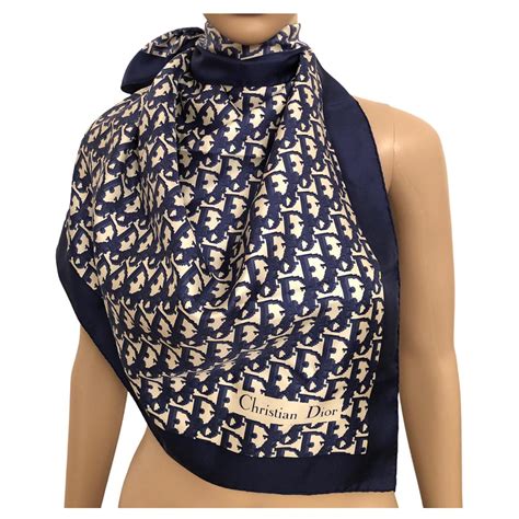 foulard dior bleu marine|Dior.